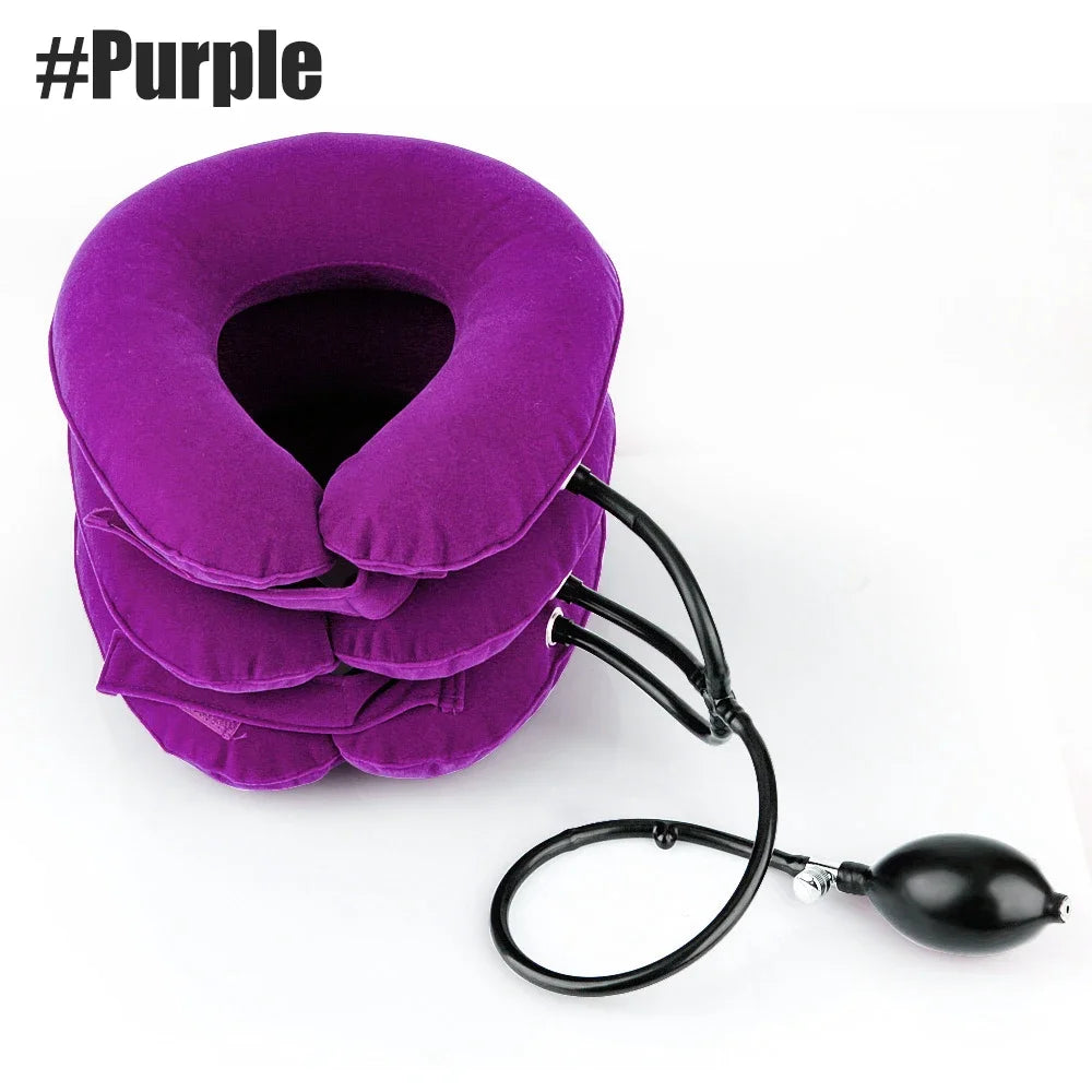 Inflatable Cervical Traction Device – Neck Decompression Stretcher