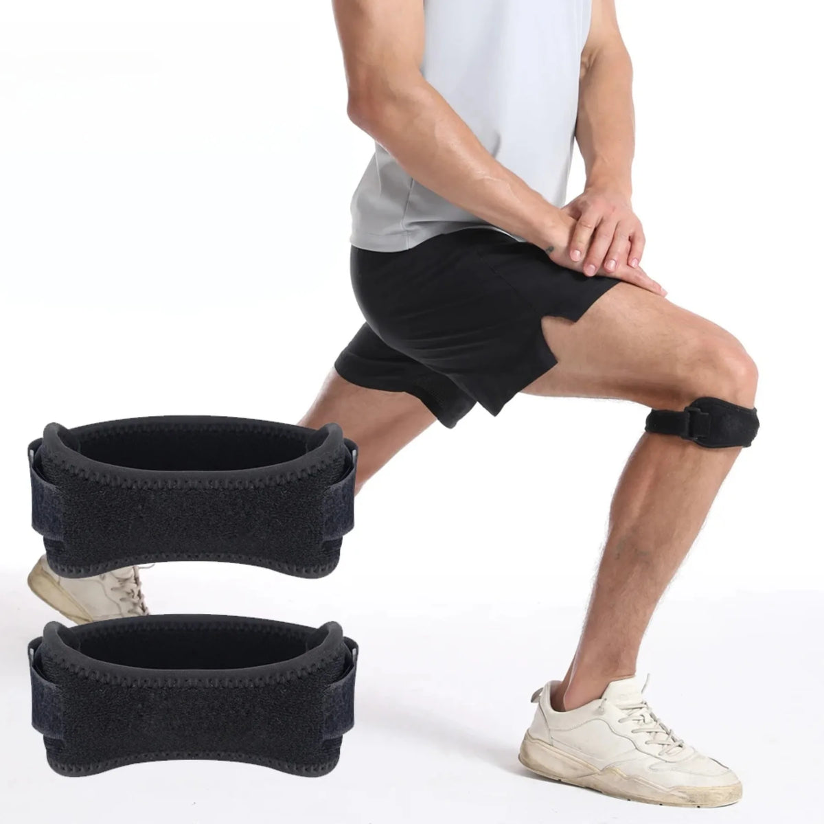 Sports Patella Guard – Adjustable EVA Knee Support Pad Protector for Basketball & Volleyball
