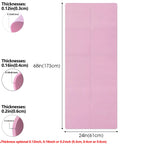 Non-Slip Yoga Mat – 3/4/6mm Thick Pilates & Fitness Exercise Pad for Women, Home Gym & Floor Workout