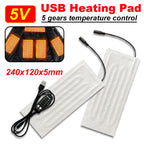 USB Warm Paste Heating Pad – 5V Electric Heating Film for Cervical Vertebra, Vest, Jacket, Shoes & Socks