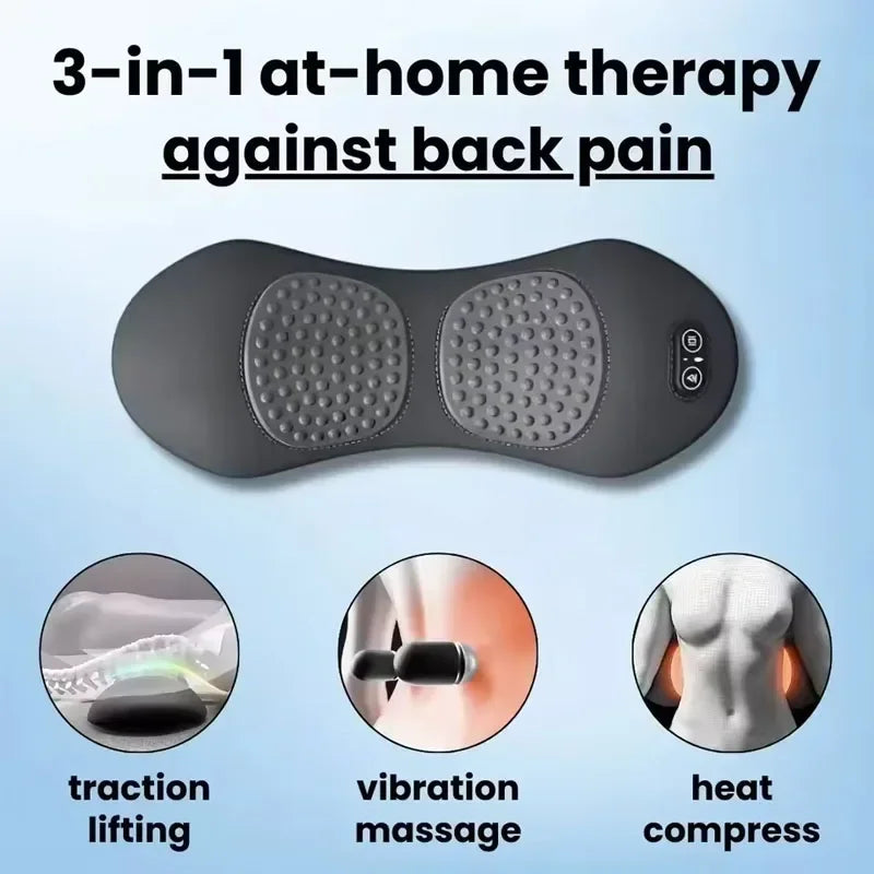 Okayso 3-in-1 Shiatsu Back Massager – Deep Tissue Relief for Shoulder, Lower Back & Waist