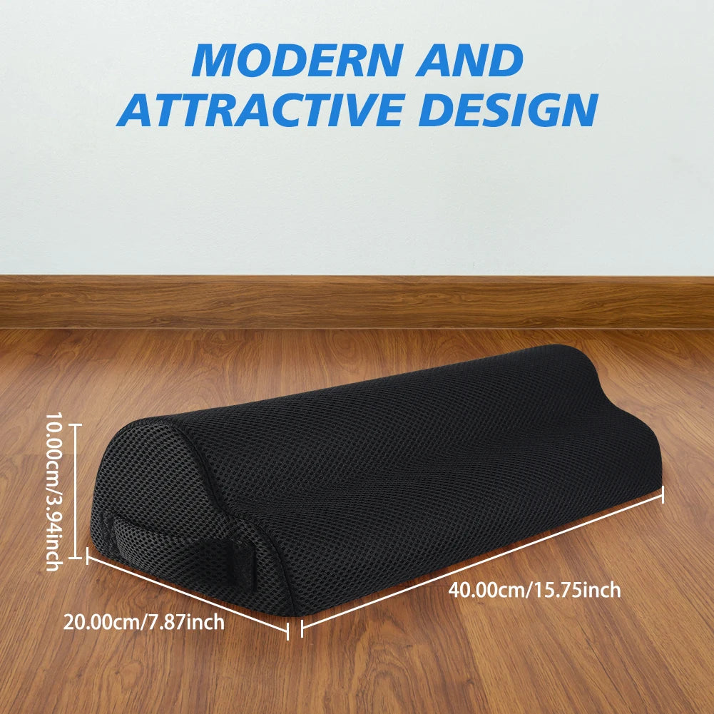 Memory Foam Office Foot Stool – Under Desk Footrest & Leg Elevation Pillow for Gaming & Home Office
