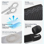 AOLIKES Compression Crossfit Knee Sleeve – Elastic Sport Brace with Long Straps & Silicone Gel for Basketball & Cycling
