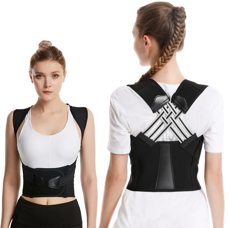 Breathable Adult Posture Corrector Belt – Back Correction Strap for Men & Women