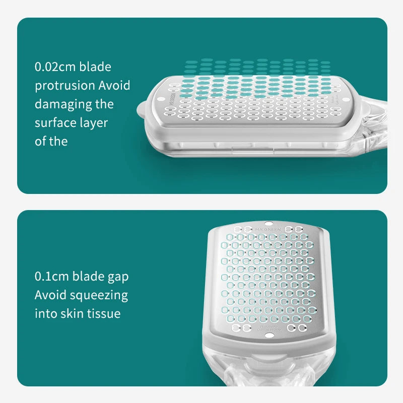 MR.GREEN Pedicure Foot File – Stainless Steel Callus Remover Heel Rasp with Storage Box