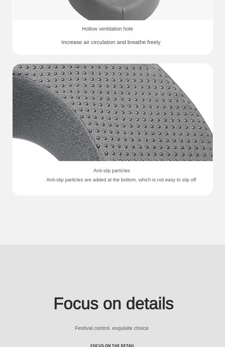 Memory Foam Face Down Prone Pillow – Ergonomic Headrest for Massage & Salon