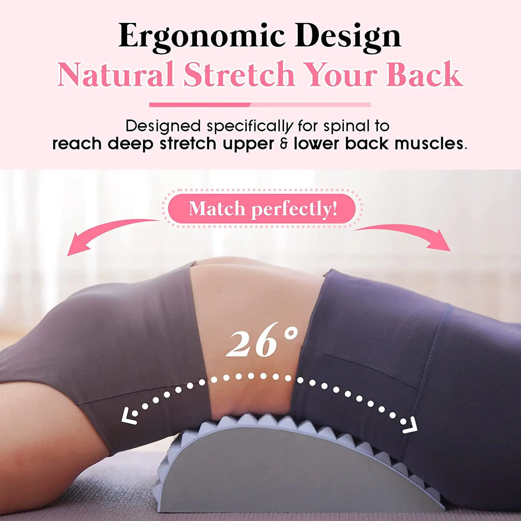 Lumbar Back Stretcher Pillow – Chronic Pain & Posture Support