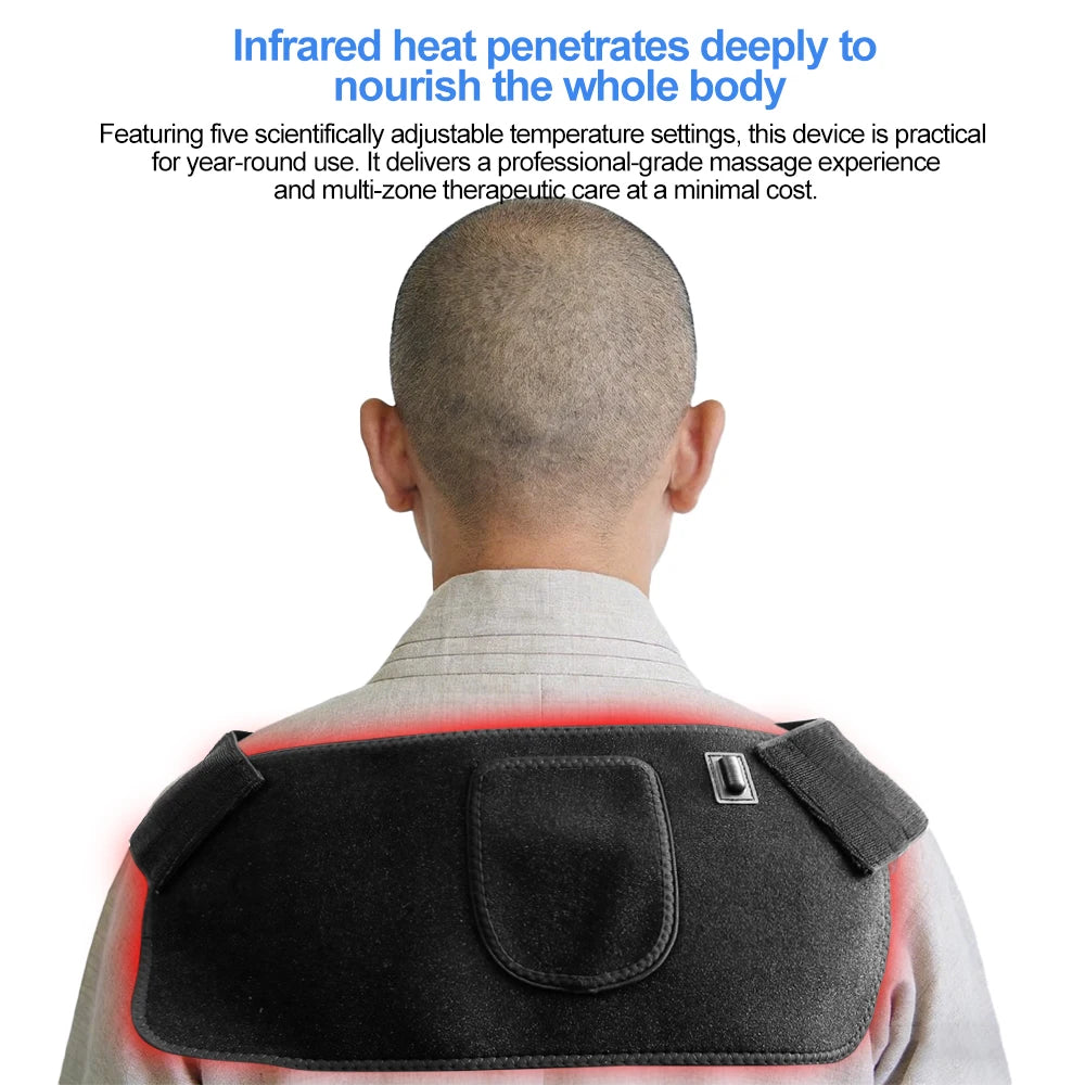 Red & Infrared Light Therapy Belt – 120 LEDs, 660nm & 850nm for Pain Relief