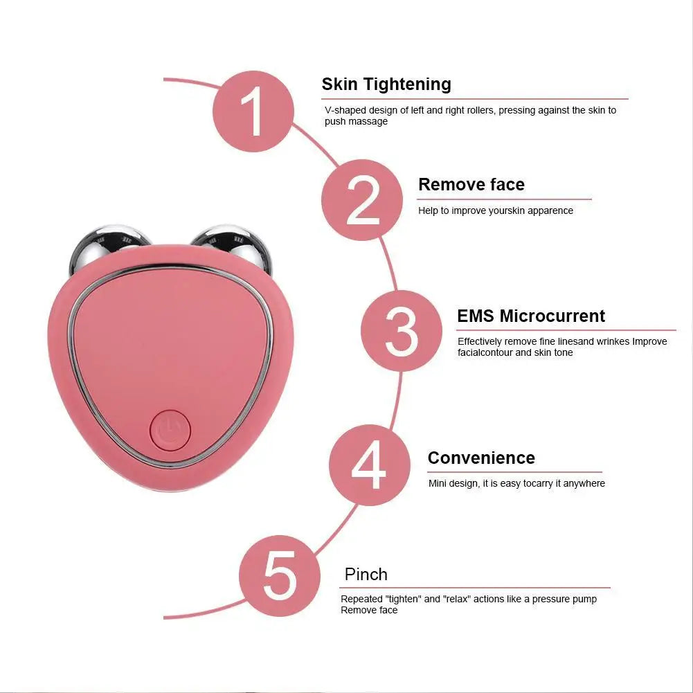 EMS Face Lift Massager – Microcurrent Facial Device for Skin Tightening & Rejuvenation