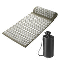 Acupressure Pillow With Storage Bag For Neck Back Foot Massage Pads Acupressure Mat Pillow Set Improves Bloods Circulation Mat