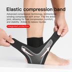 1 PC Ankle Brace Adjustable Compression Ankle Support Elastic Ankle Guard Pain Relief Strap Basketball Ankle Brace Support