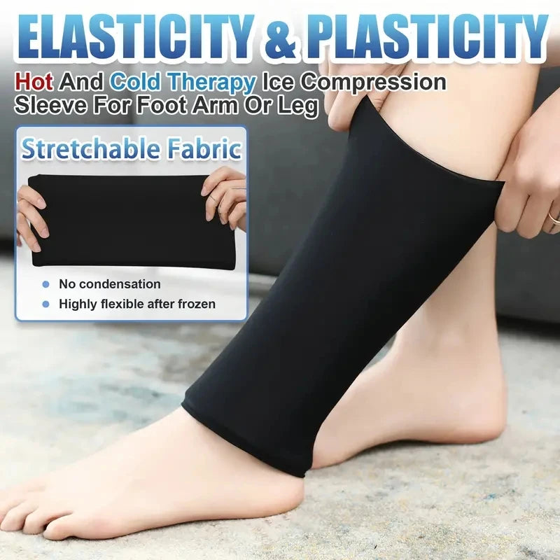 Multipurpose Gel Ice Sleeve – Reusable Hot & Cold Pack for Elbow, Knee, Ankle & Hand