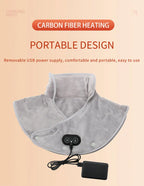HEALTENCE Electric Heating Shoulder & Neck Pad – 3-Gear Thermal Vibration Massager