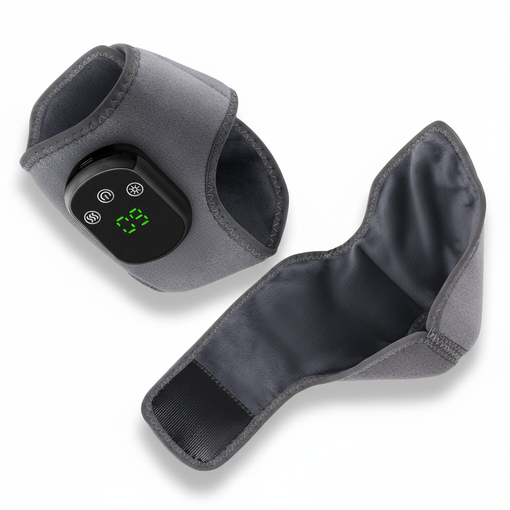 Electric Foot & Hand Massager – Vibrating & Heating Ankle & Wrist Joint Portable Relaxation Device