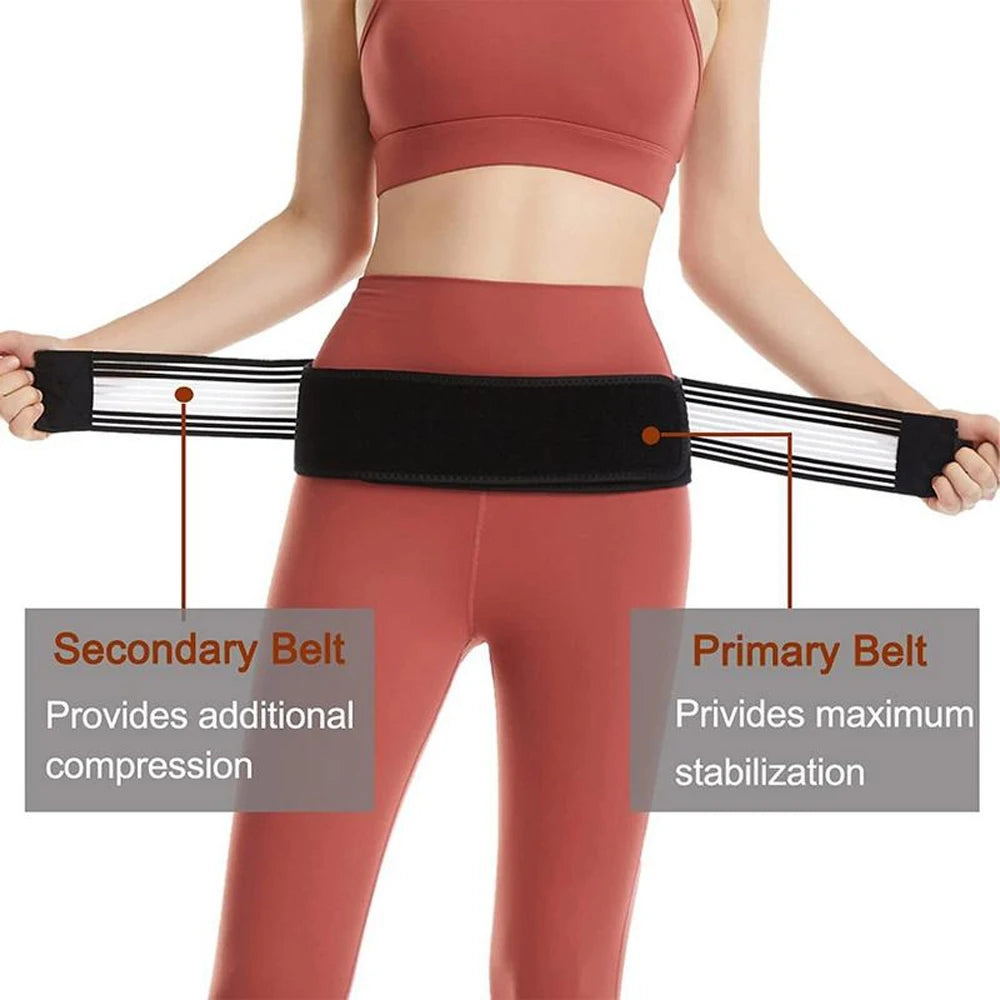 Sacroiliac SI Joint Hip Support Belt – Pelvic Stabilizer for Sciatica & Lower Back Relief