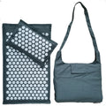 Nature Linen Coconut Palm Acupressure Yoga Mat – Lotus Spike Mat with Bag & Pillow Cushion (74x44cm)