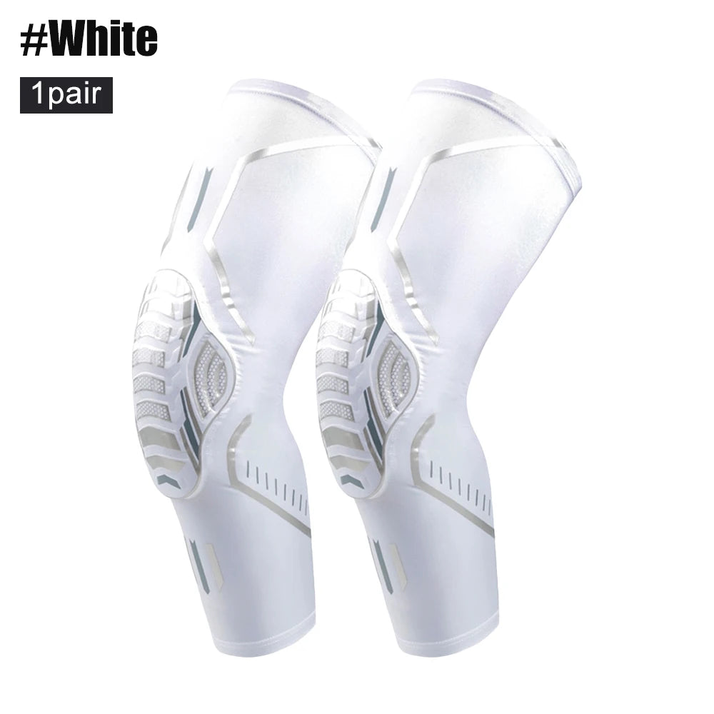 1Pair Sports Crashproof Knee Support Pad Elbow Brace Arm Leg Compression Sleeves Outdoor Basketball Football Bicycle Protector