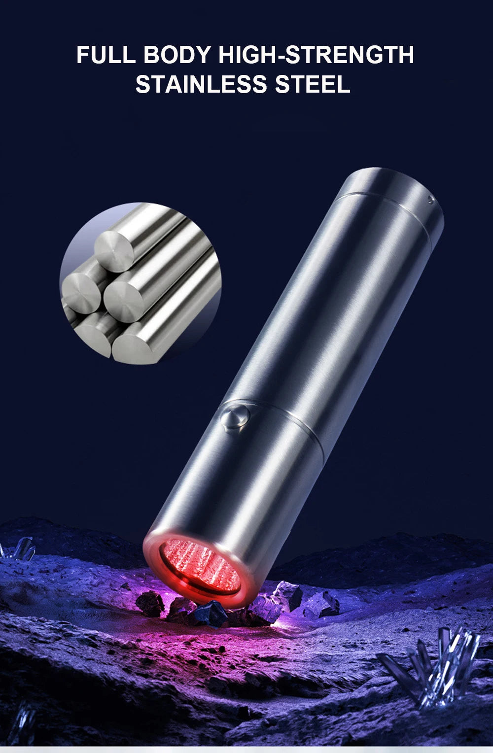 Red Light Therapy Wand – 5 Wavelengths Pain Relief & Acne Treatment