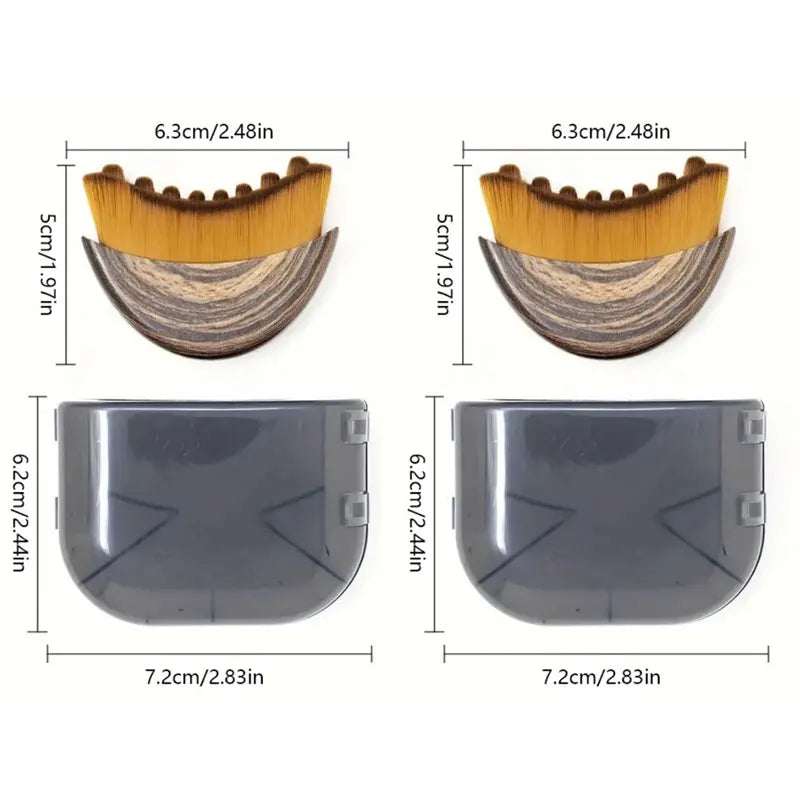 Lymphatic Contour Face Brush – Chin & Jawline Sculpting Drainage Massager for Precise Skin Fit