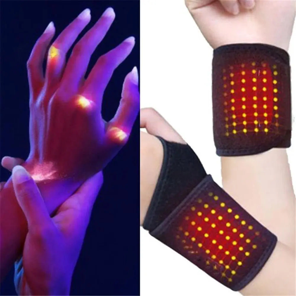 Tourmaline Self-Heating Wrist Brace – Far Infrared & Magnetic Therapy