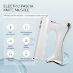 Electric Fascia Knife Vibration Massager – 10,500RPM Warm Body Lifting Blade & Comb Massage Tool