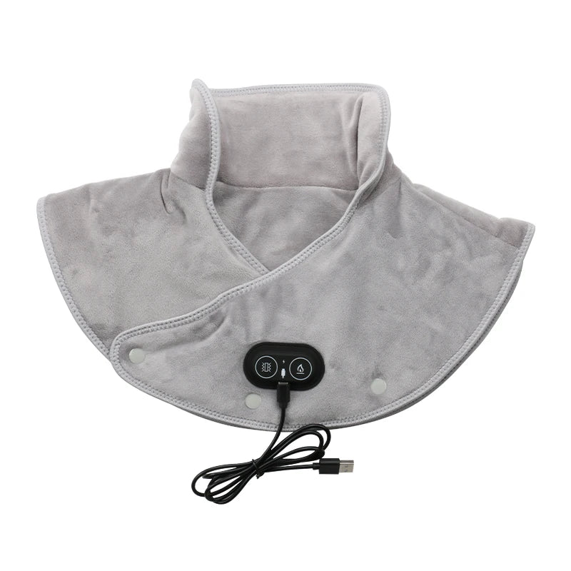 HEALTENCE Electric Heating Shoulder & Neck Pad – 3-Gear Thermal Vibration Massager