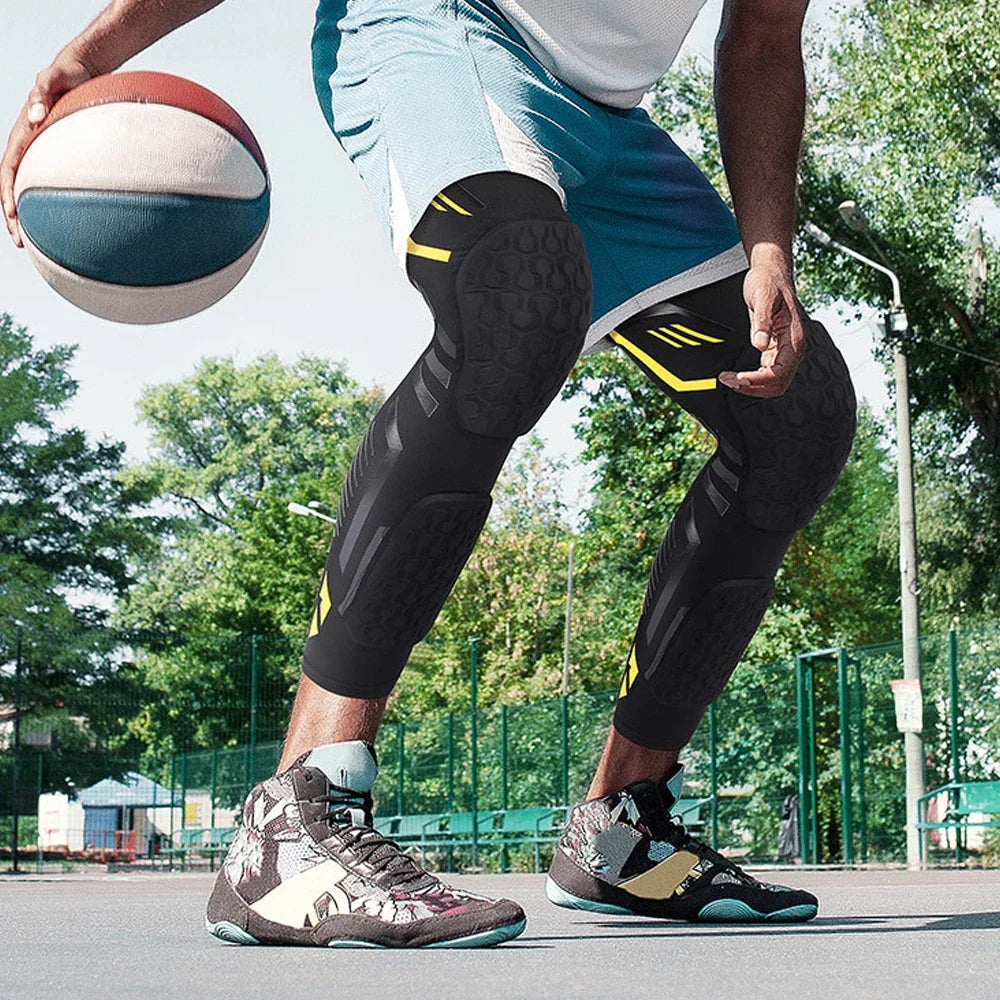 1 Pcs Knee Compression Sleeves Basketball Volleyball Leg Sleeve Football Adult Knee Protector Calf Support Snowboard Kneepad New