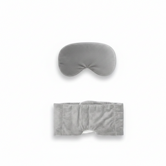 Weighted Eye Mask – Soft Breathable Blackout Sleep Mask with Adjustable Strap & Removable Weighted Cover