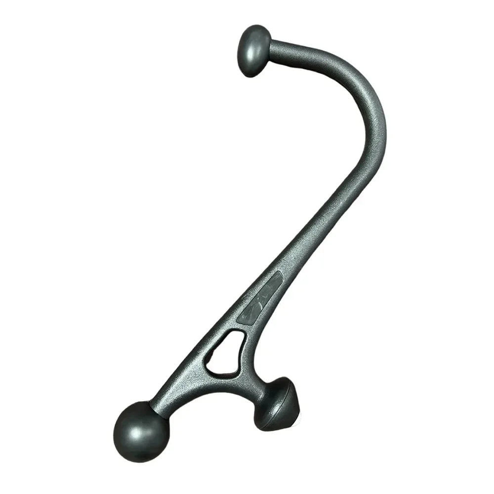 Trigger Point Massage Gun for Pain Relief Handle Back Neck Hook Fibromyalgia Pain Relief Portable Manuel Shoulder Massager