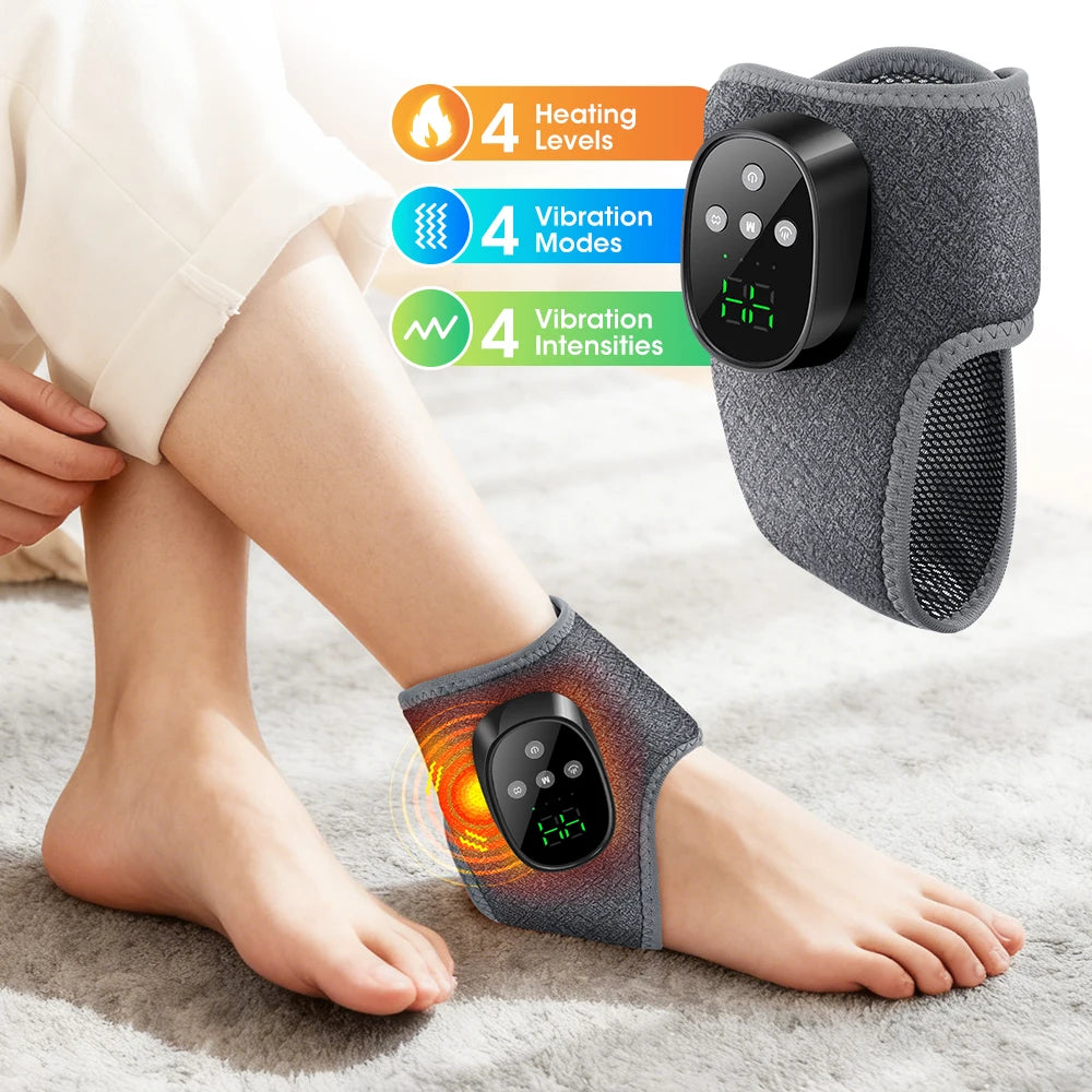 Electric Foot & Hand Massager – Vibrating & Heating Ankle & Wrist Joint Portable Relaxation Device