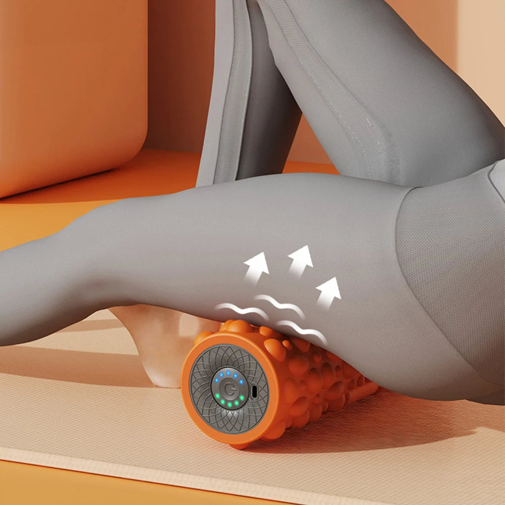 Electric Vibrating Foam Roller - Yoga Massage Column