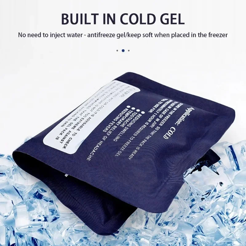 Professional Reusable Gel Ice Pack – Hot & Cold Therapy for Leg, Knee, Headache & Outdoor Travel