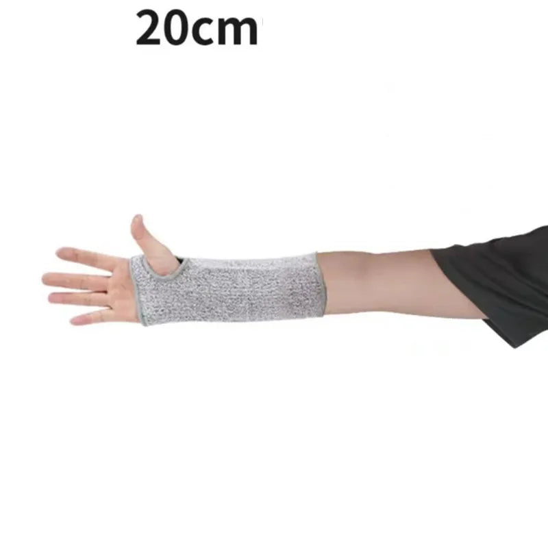 1Pc Level 5 HPPE Cut Resistant Anti-Puncture Work Protection Arm Sleeve Cover Cut-resistant Arm Sleeve ED-shipping