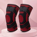 Medical 3D Silicone Knee Brace – Compression Sleeve with Patella Gel Pads & Side Stabilizers (1 Pair)