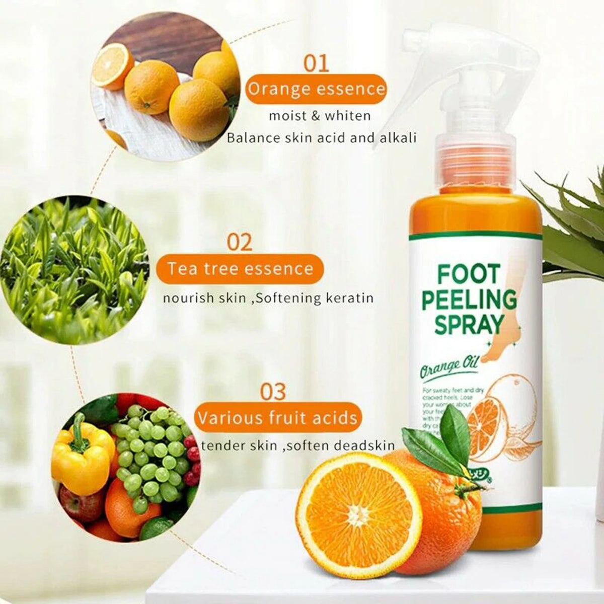Foot Cuticle Remover & Dead Skin Exfoliator – 110ml Softener Foot Mask for Callus Removal & Pedicure
