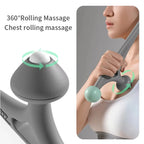 Trigger Point Massage Gun for Pain Relief Handle Back Neck Hook Fibromyalgia Pain Relief Portable Manuel Shoulder Massager