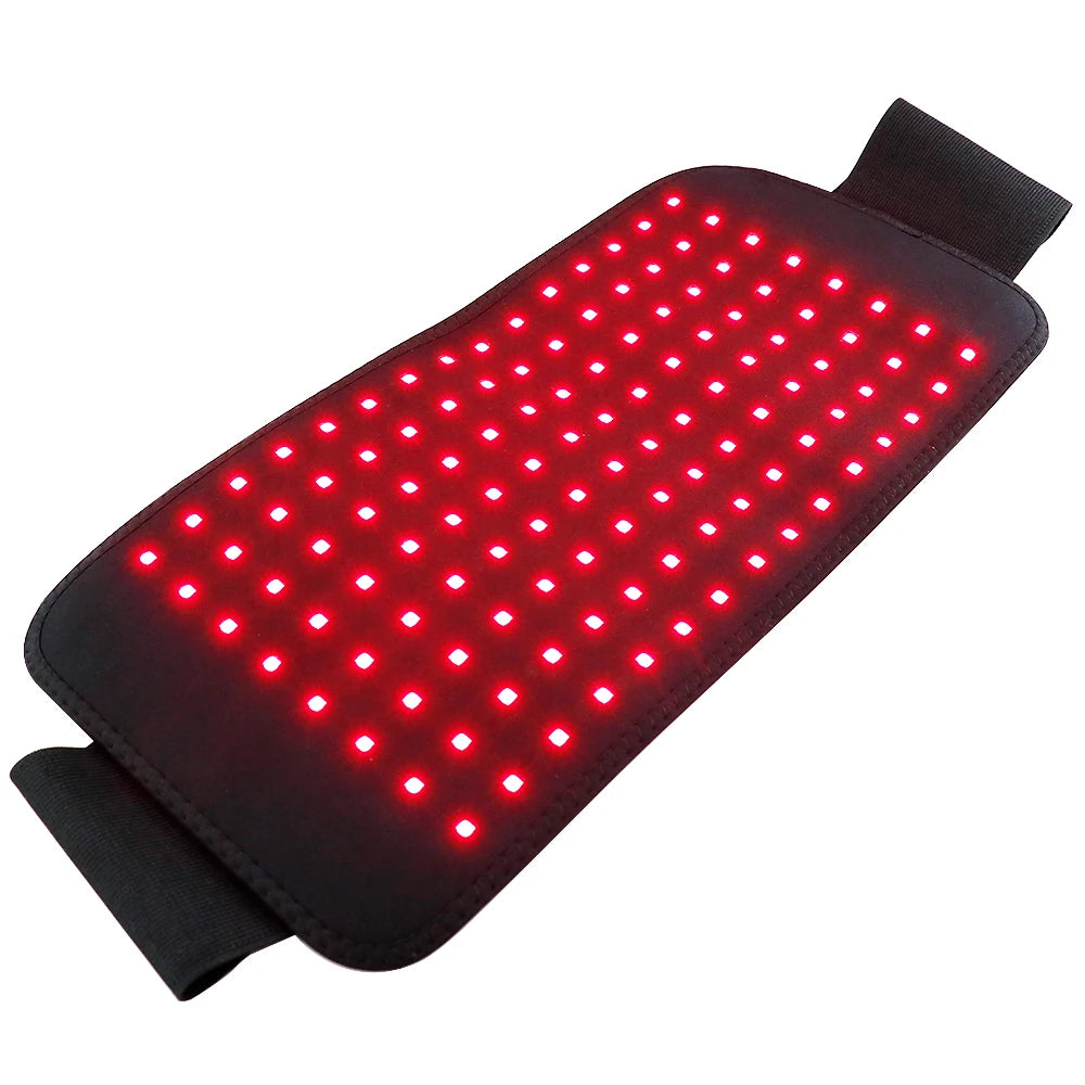 Red & Infrared Light Therapy Belt – 120 LEDs, 660nm & 850nm for Pain Relief