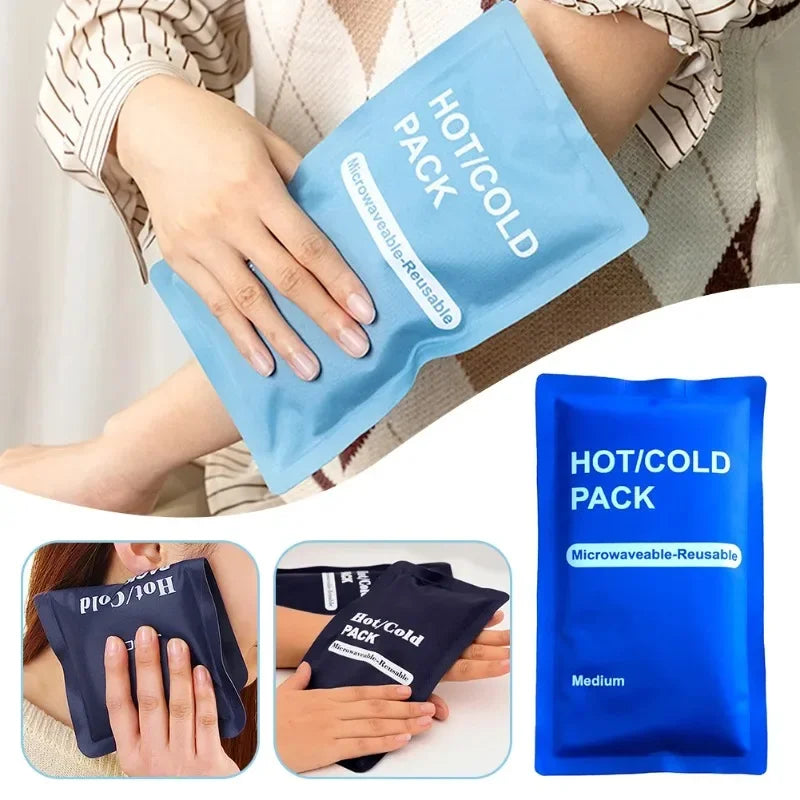 Professional Reusable Gel Ice Pack – Hot & Cold Therapy for Leg, Knee, Headache & Outdoor Travel