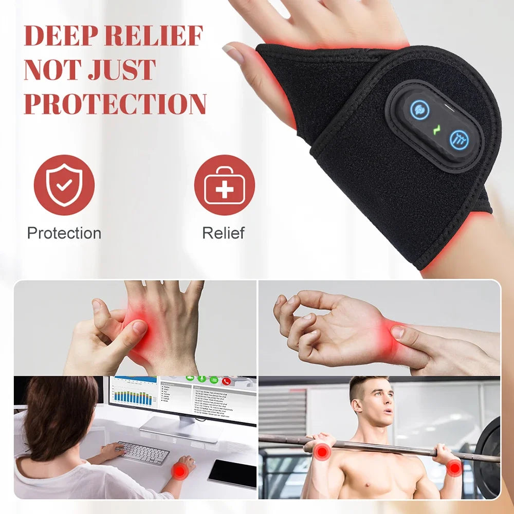 Wireless Red Light Therapy Wrist & Ankle Strap – 660nm & 850nm for Tenosynovitis & Pain Relief
