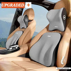 HEALTENCE Memory Foam Car Neck & Lumbar Support Set