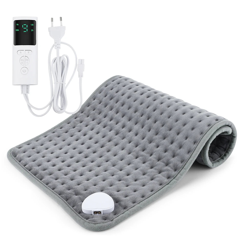 Electric Heating Pad Blanket with Thermostat – Hot Pad for Menstrual Cramps, Waist & Back Pain Relief