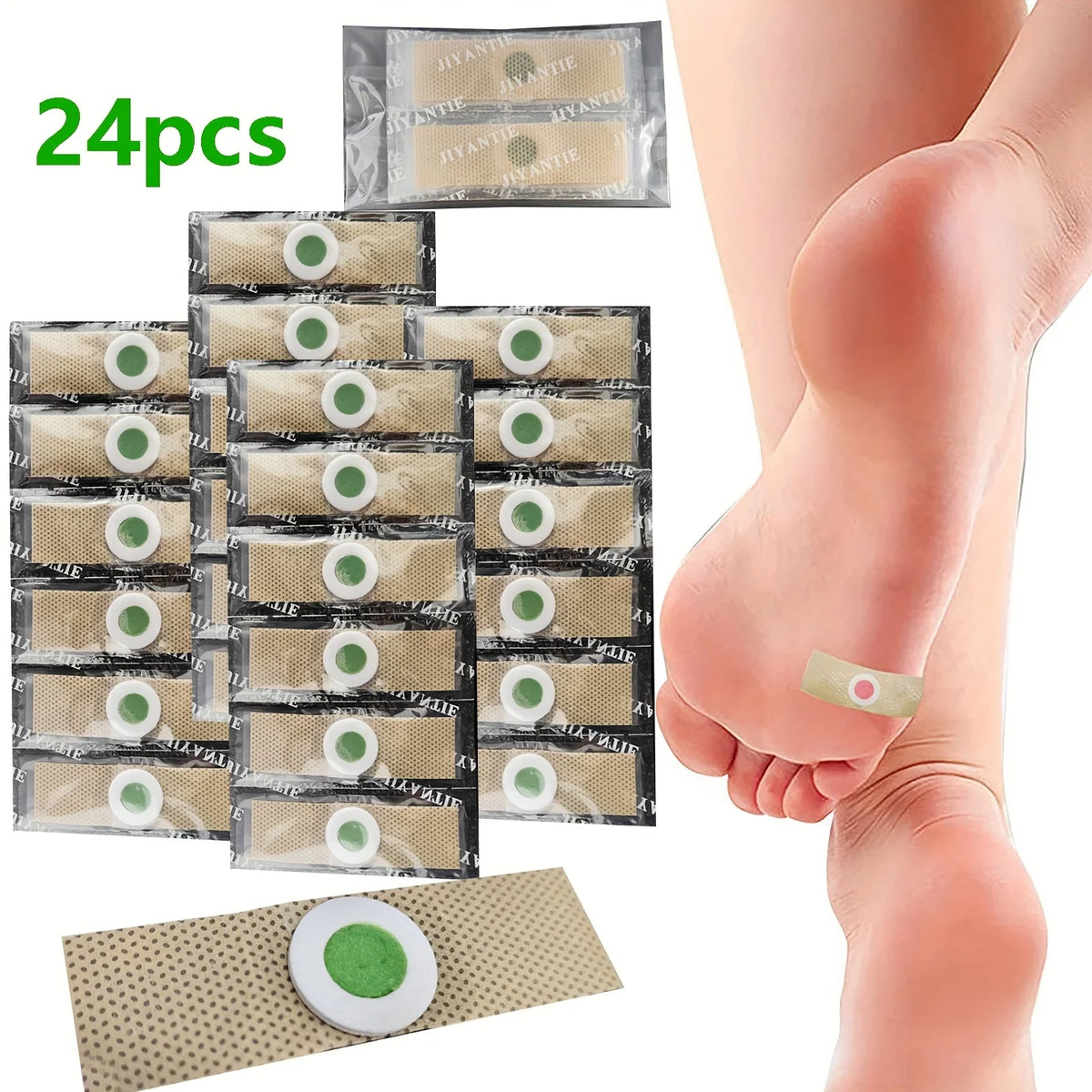Foot Corn & Callus Removal Pads – 12-Piece Clavus Paster Corn Pads for Foot Care