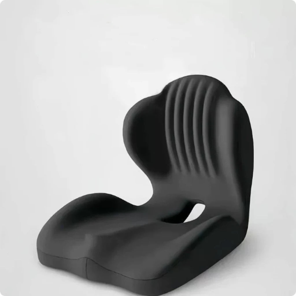 Ergonomic Memory Foam Seat Cushion – Lumbar Support for Office Chair & Car