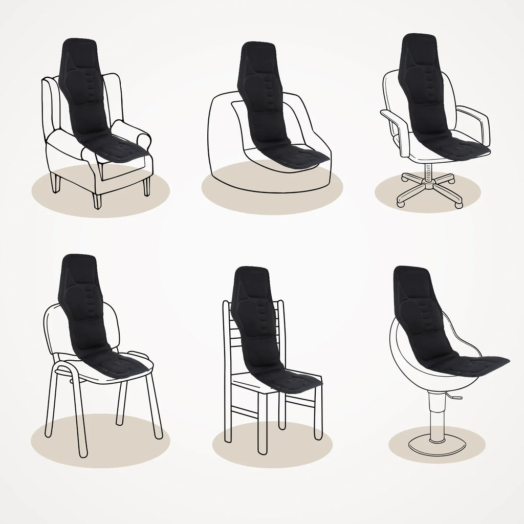 Infrared Massage Chair Cushion – Heating Vibration Mat