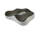 HEALTENCE 3-Zone Memory Foam Lumbar Cushion – Ergonomic Posture Support