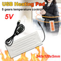 USB Warm Paste Heating Pad – 5V Electric Heating Film for Cervical Vertebra, Vest, Jacket, Shoes & Socks