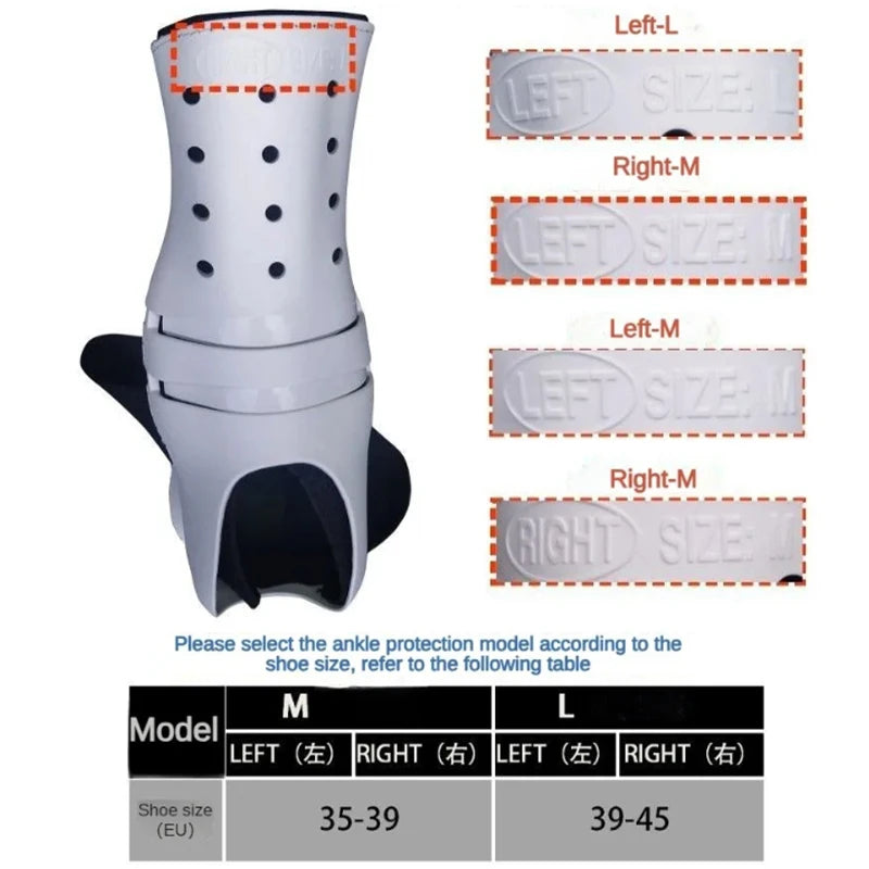 Drop Foot Orthosis – Adjustable Left & Right Ankle Sprain Stabilizer for Hemiplegia & Rehabilitation
