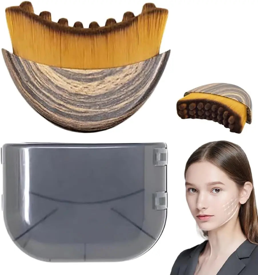Lymphatic Drainage Face Brush – Contour Facial Massager & Sculpting Tool