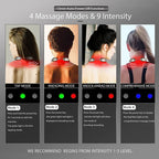 HEALTENCE Hanging Neck Massager – EMS TENS & Hot Compress