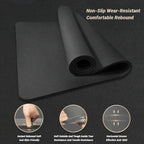 Two-Piece Extra Thick NBR Non-Slip Yoga Mat Set – High Quality Sport Mat for Fitness, Pilates & Gym